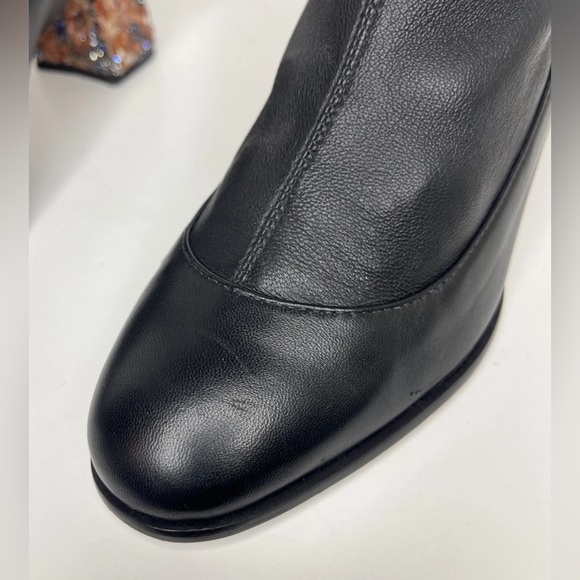 Sophia Webster Stella Black Leather Embellished Ankle Boots Womens Size 39.5/8 - Picture 6 of 16